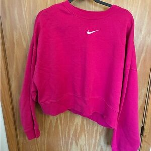 Nike Fuchsia Crewneck Sweatsuit